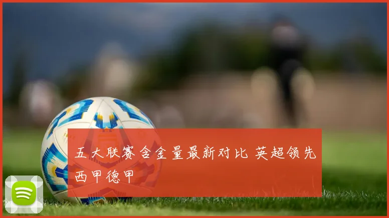 五大联赛含金量最新对比 英超领先西甲德甲
